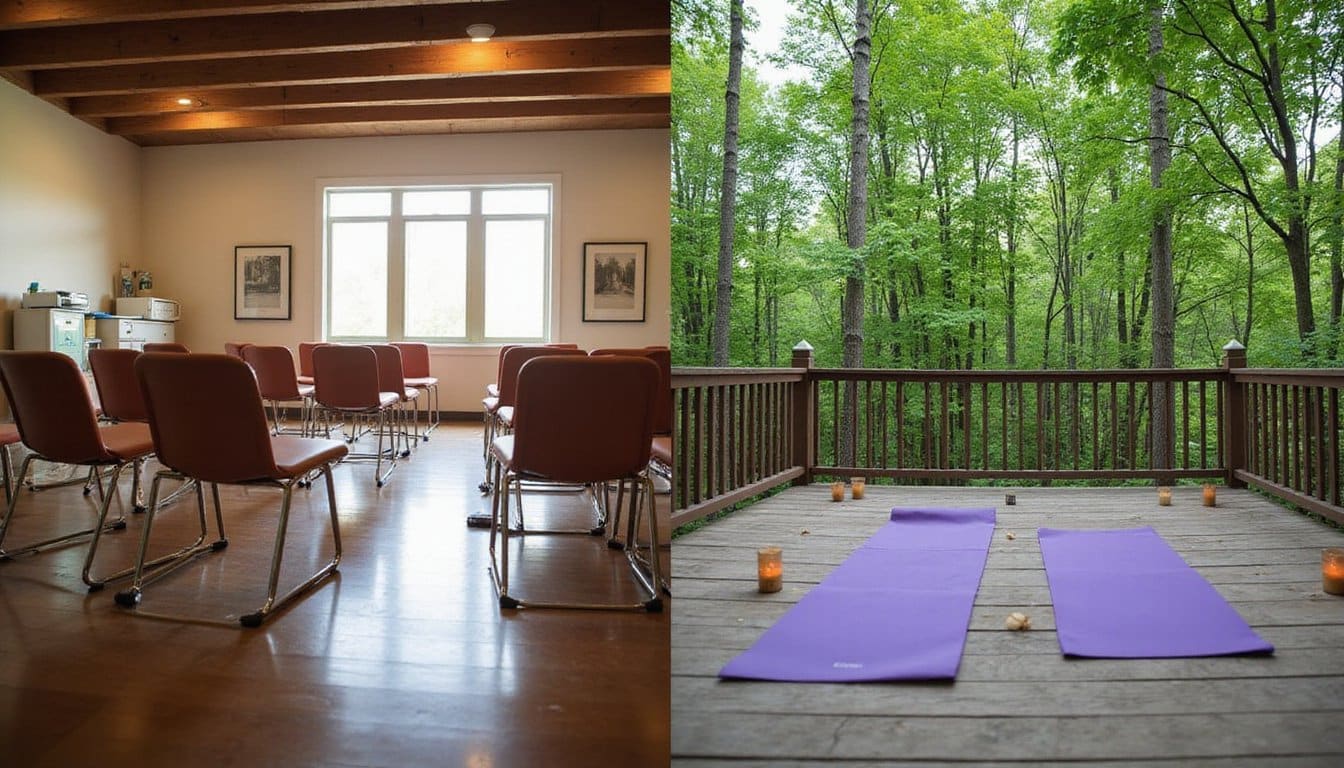 structured rehab versus flexible retreats