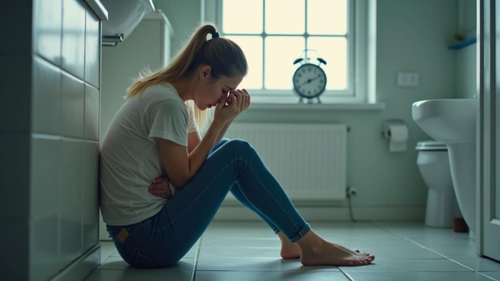 anxiety induced digestive disruption duration dependent